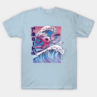 Surf's Up: Axolotl's Wave Riding Adventure T-Shirt